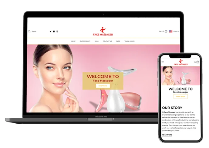 Fully designed prebuilt Shopify store ready to launch by TheWebuilders