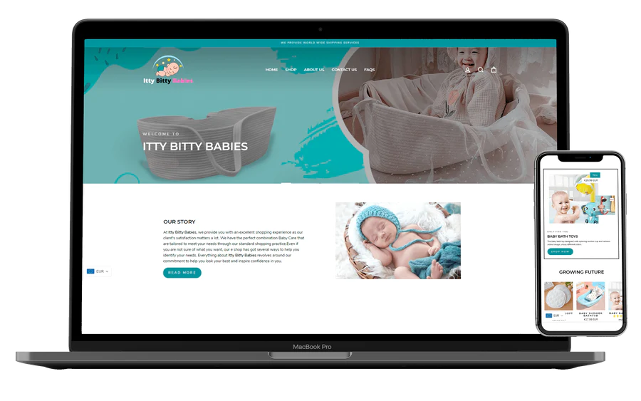 prebuilt shopify website